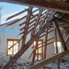 Imatge de les afectacions al casal durant el temporal l'any 2024.