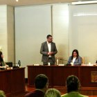Marc Chavalera, prenent possessió com a nou alcalde d'Alcanar.