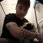 Un instant de Jordi Gil durant un dels seus vídeos d'humor.