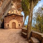Imagen de la ermita de l'Abellera, en Prades.