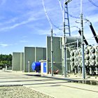 Imatge de torres elèctriques d’alta tensió de Red Eléctrica Española.