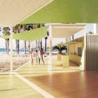 Recreació digital de les noves guinguetes previstes a Cambrils.