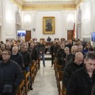 Fotografia d'arxiu de la protesta silenciosa de la plantilla de la Guàrdia Urbana de Reus durant el ple municipal del 29 de desembre.