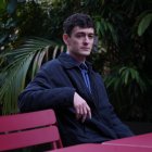 L'escriptor tarragoní Pol Guasch presentant el seu llibre 'Relíquia' a la seu d'Anagrama, a Barcelona