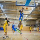 Brehima Traoré durant un duel contra la UE Mataró d'aquest curs.