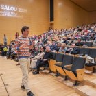 Edu Soto va protagonitzar aquest dijous al vespre al Teatre Auditori el pregó que va donar el tret de sortida a la Festa Major d’Hivern de Salou.