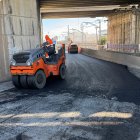 L’Ajuntament de Tarragona asfalta el tram inferior del pont de la C-31B
