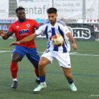 Óscar Jiménez en la seva etapa a l'Ejea.