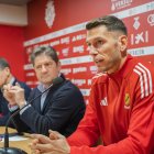 Pedro Alcalá, durant la seva presentació.