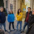 Fotografia de professors de l'Institut Salvador Vilaseca reunits.