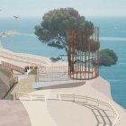 Imatge virtual del futur Torreó de Miami Platja.