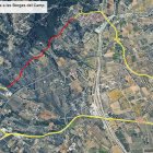 Tall previst a la carretera T-3292, de Maspujols a les Borges del Camp