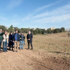 La consellera de Territori, Sílvia Paneque, en una visita a la zona de les Madrigueres del Vendrell
