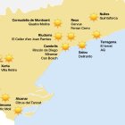 Mapa dels restaurants amb Sol Repsol a Tarragona.