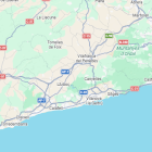 A-7 entre Tarragona i Barcelona