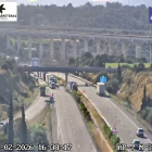 Imatge d'arxiu del lloc del accident a l'AP-7