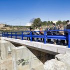 El projecte ha inclòs l’eixamplament del pont sobre el torrent del Caus