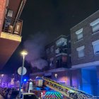 Imatge de l'incendi a Tarragona