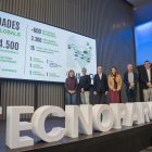 Fotografia de l'acte de presentació del balanç de dades de l'activitat tecnològica del Tecnoparc.