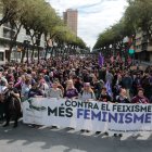 Imatge de la manifestació del 8M a Tarragona