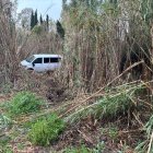 Imatge de la furgoneta accidentada