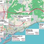 Mapa de biblioteques a Tarragona.