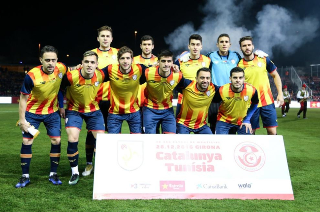 Imatge d'arxiu de la selecció catalana de fubol.