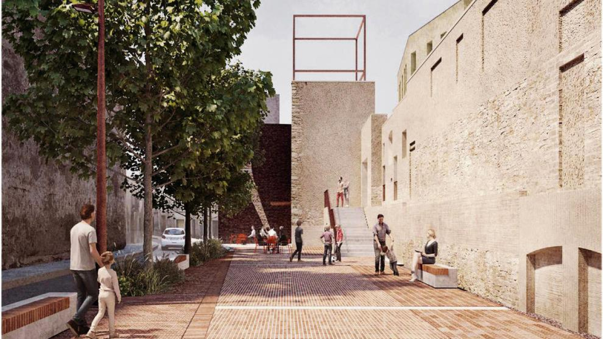 La urbanització de la muralla de Sant Francesc de Valls ampliarà l'espai de vianants