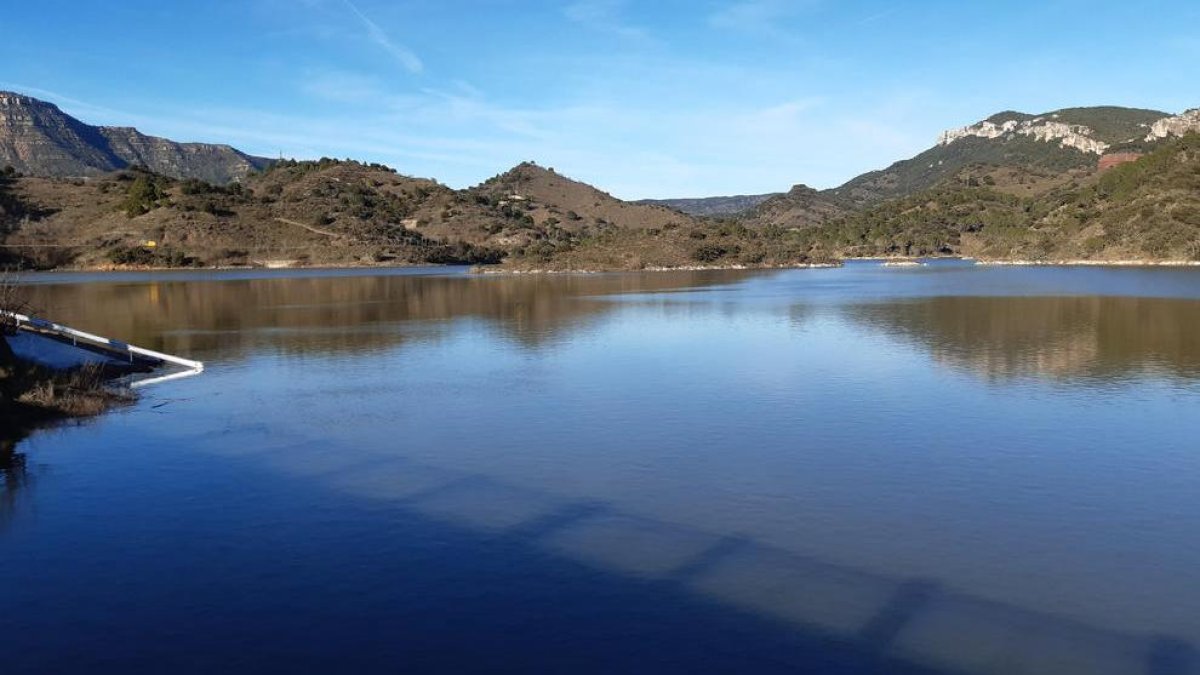 Imagen de archivo del pantano de Siurana.