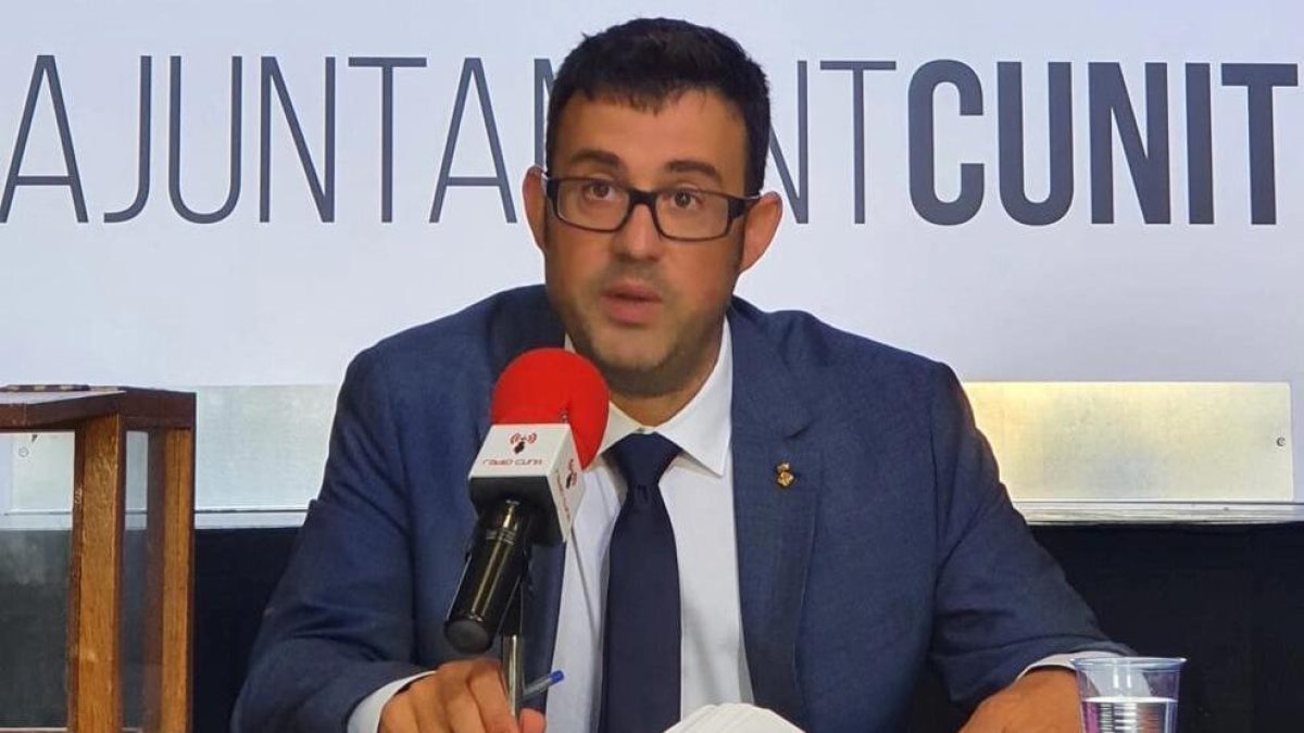 Imagen del alcalde de Cunit, Jaume Casañas.