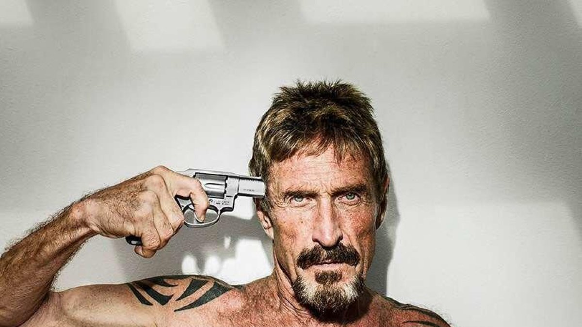 Imatge de John McAfee.