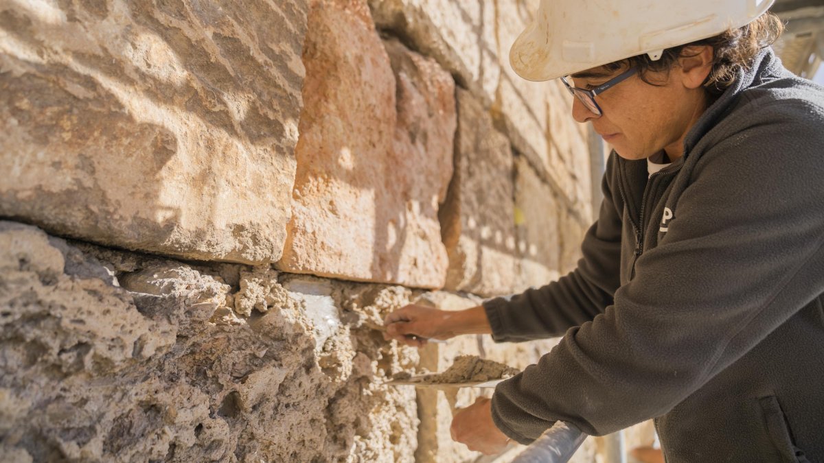 El Pretorio romano era un antiguo espacio de acceso al foro de la colonia.