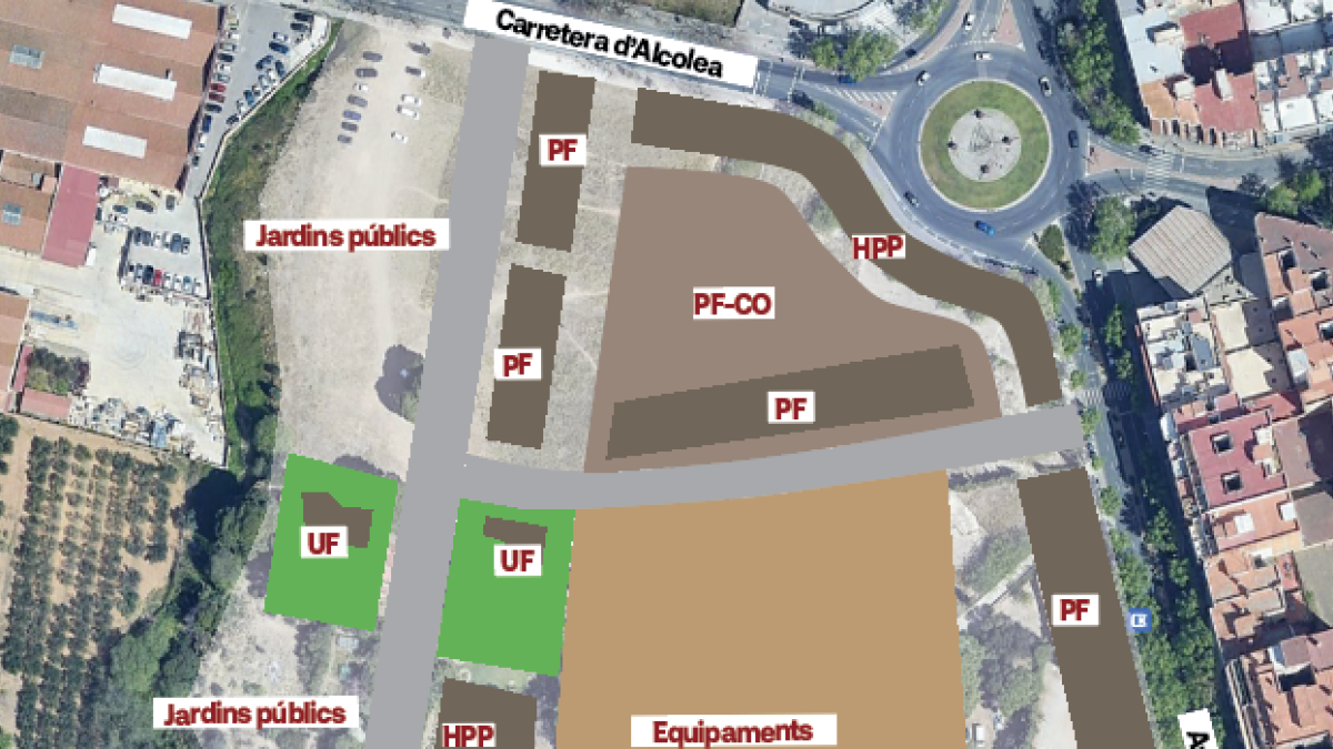 Projecte del Pla Parcial Urbanístic del barranc dels Capellans.