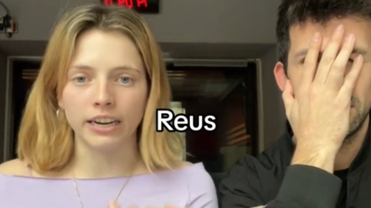 Captura de pantalla del TikTok en cuestión.