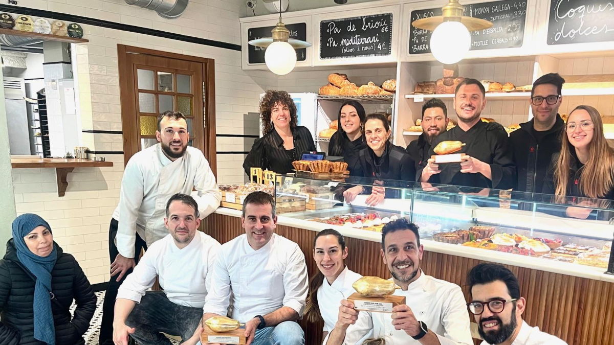 El equipo de L'Obrador con la última Fava d'or.