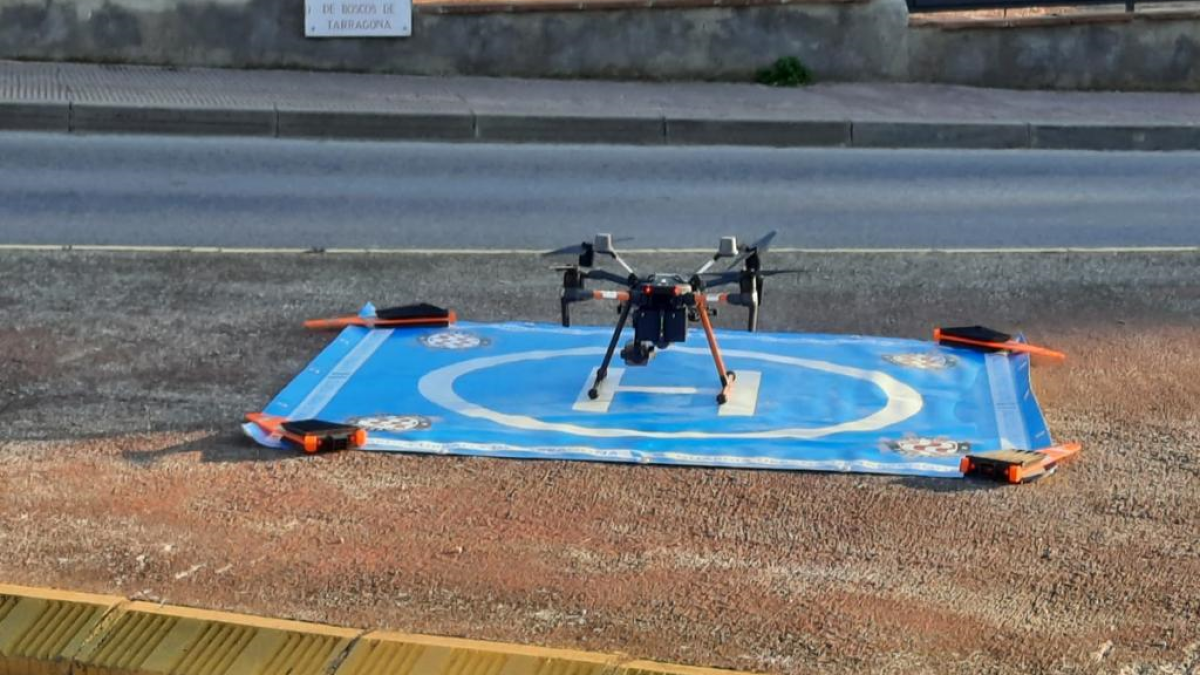 Els drons de la Guàrdia Urbana disposen de càmera tèrmica per a patrullar a la nit.