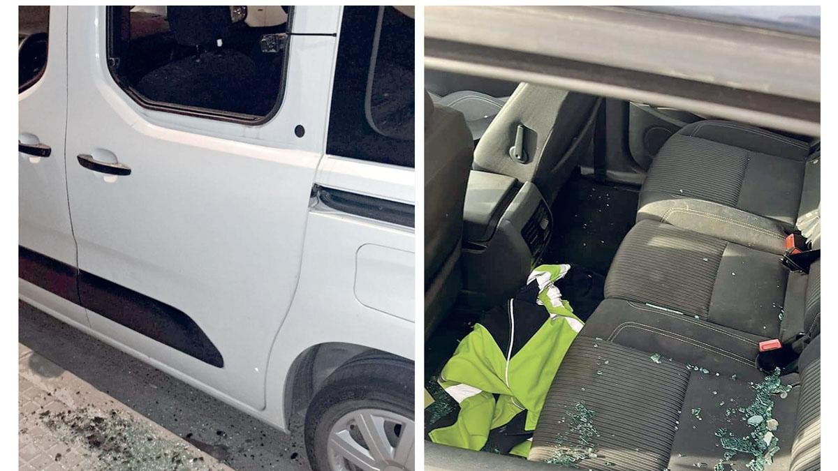 Els delinqüents acostumen a actuar de nit i ho fan amb violència, trencant els vidres dels vehicles per sostreure el que hi ha a l’interior.