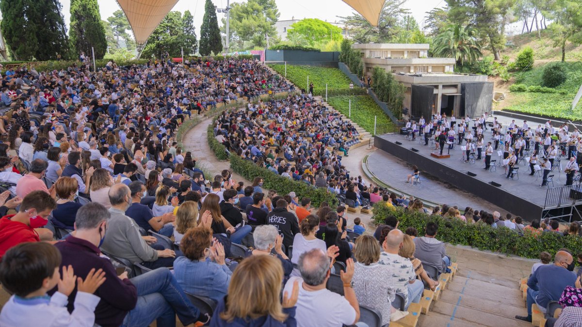 Imatge d’arxiu d’un espectacle musical al Teatre Auditori del Camp de Mart.