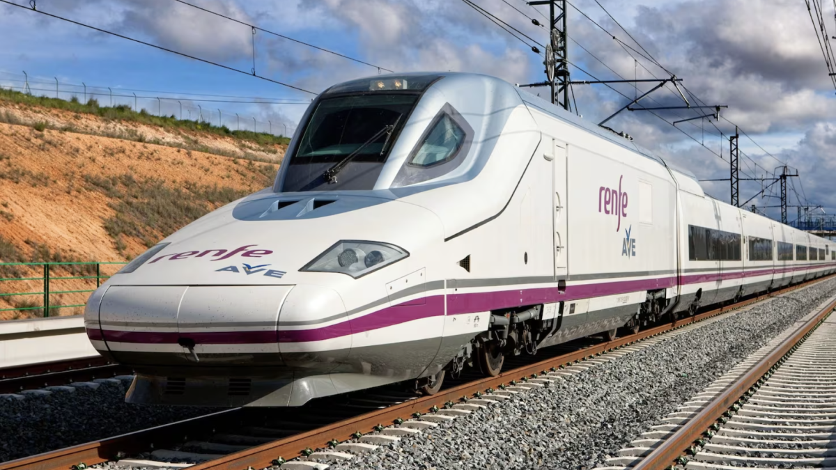 Imatge d'un AVE de Renfe.