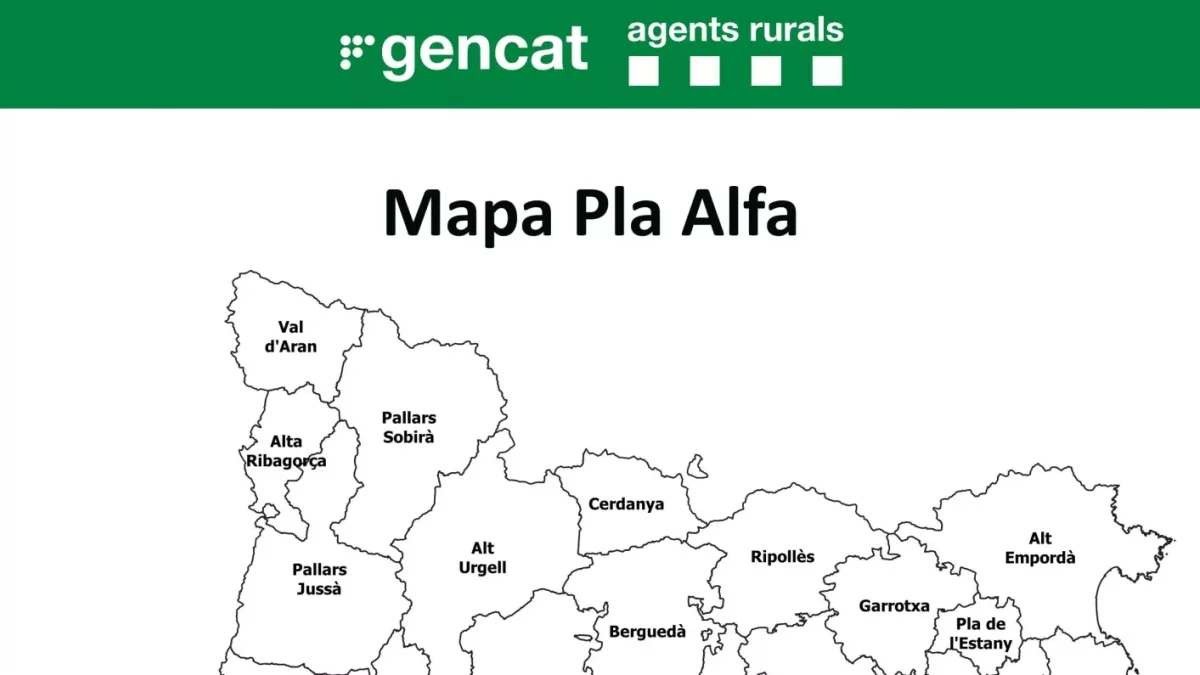 Mapa del Pla Alfa d'aquest dissabte
