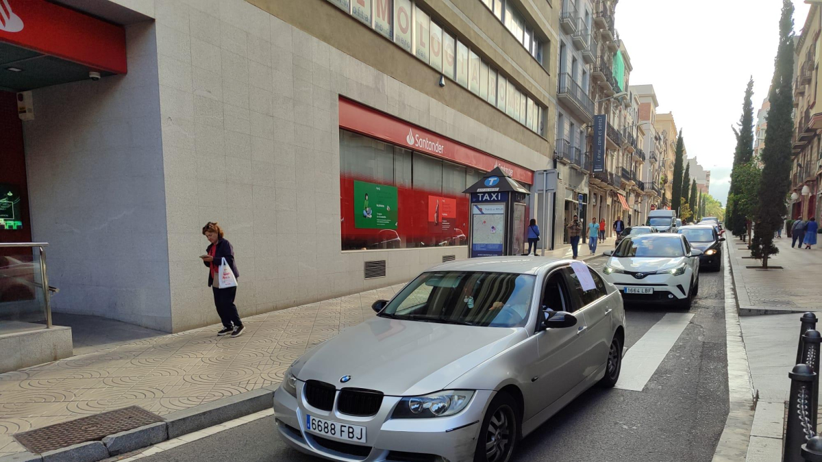 Imatge de la protesta dels treballadors de Reus Net.