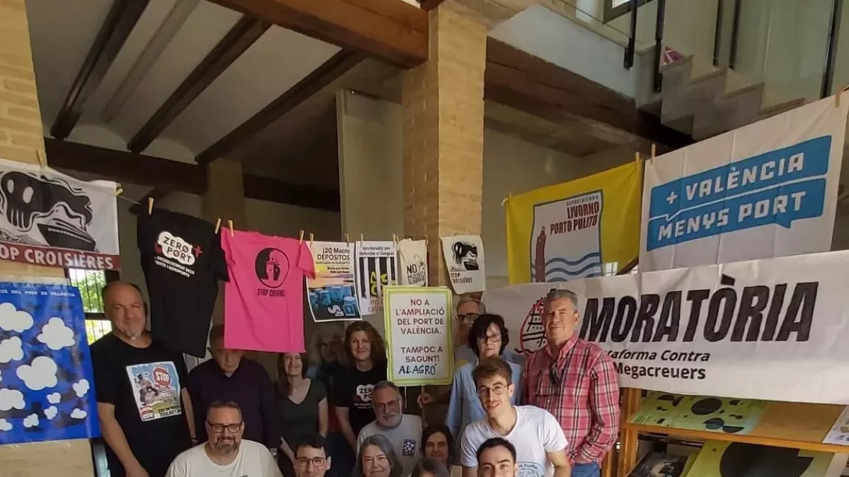 Imatge dels membres dels diversos col·lectius que s'han reunit aquest cap de setmana a València