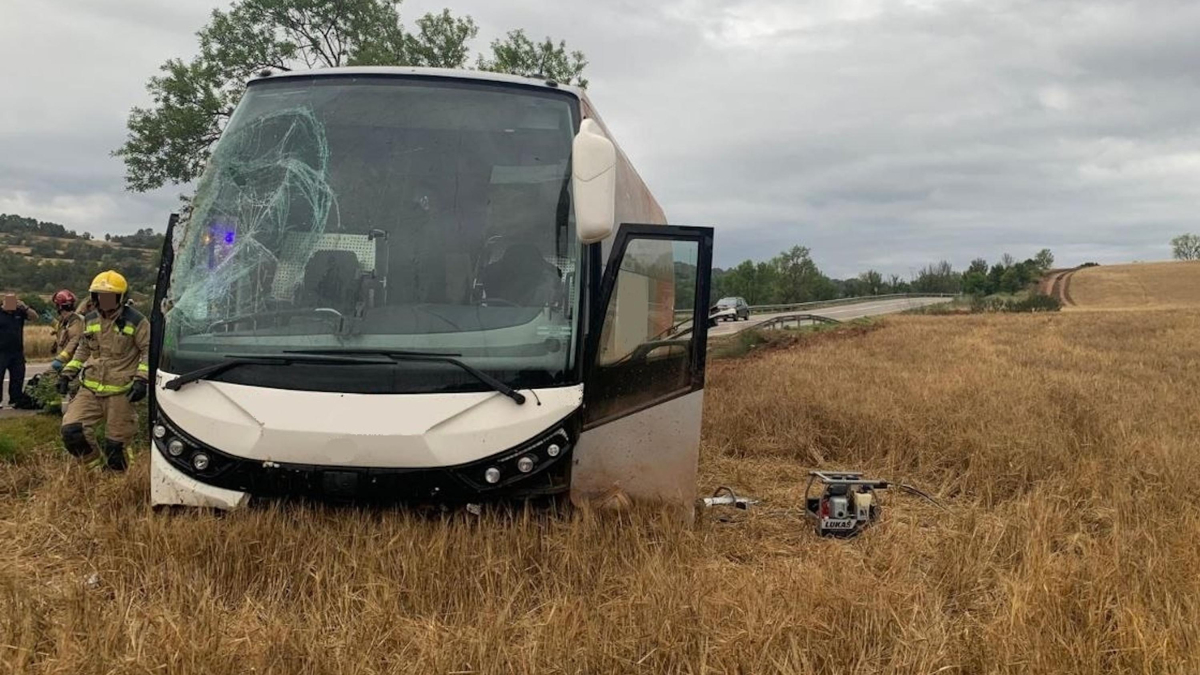 Imagen del vehículo accidentado.
