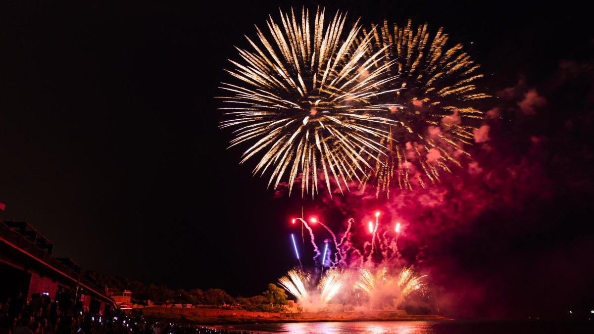 Imatge d'arxiu d'una edició anterior del Concurs de Focs Artificials de Tarragona.