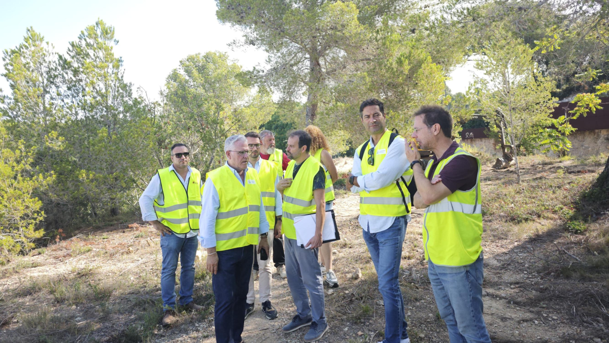 L'alcalde Pere Granados s'ha desplaçat a la zona per conèixer, in situ, l'estat de les obres.
