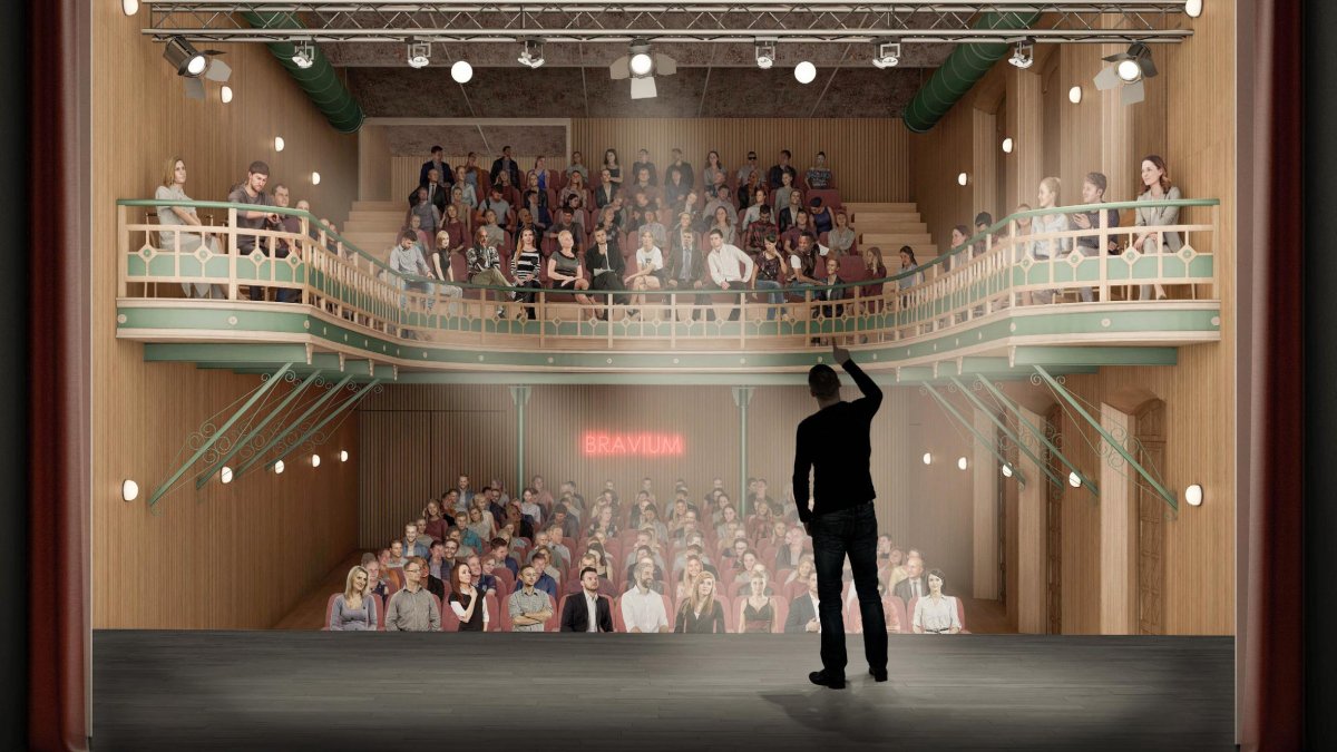 Imagen del proyecto ganador del concurso para la rehabilitación del Centro Católico.