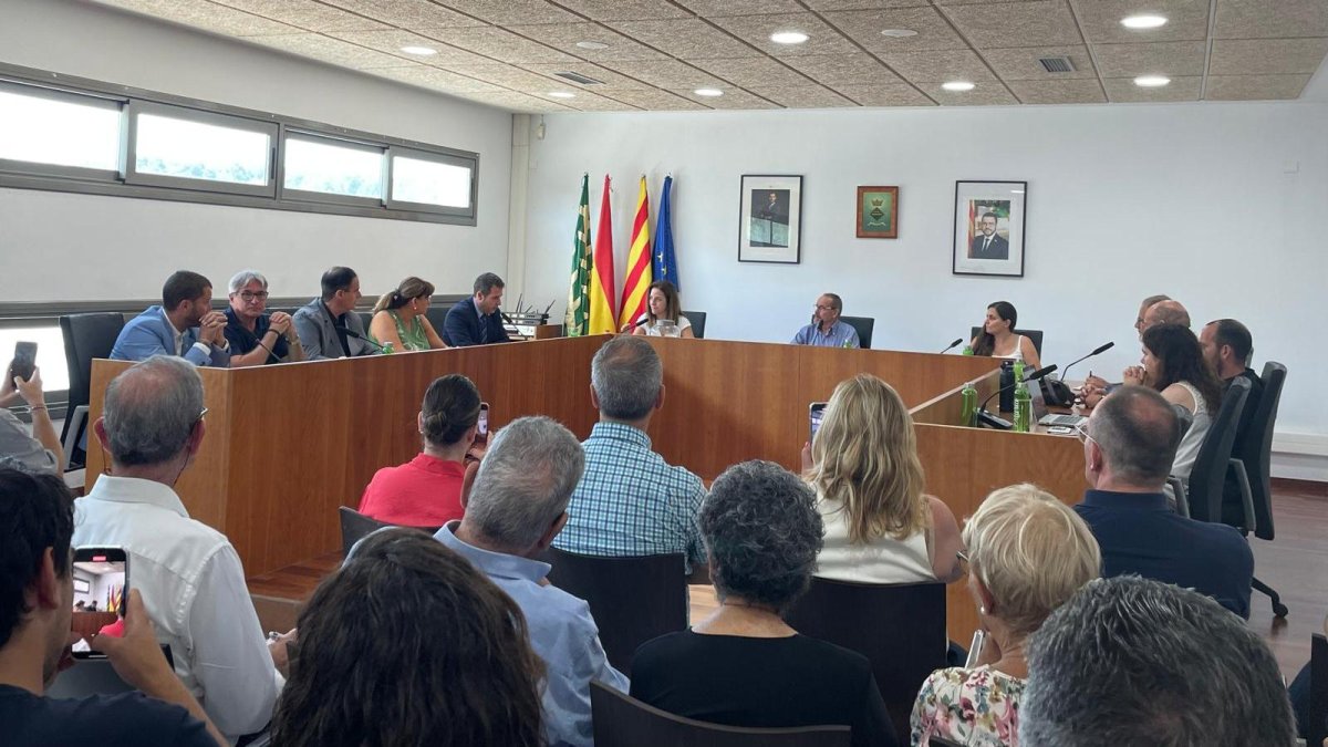 Pleno por la moción de censura que se aprobó a los Pallareses.