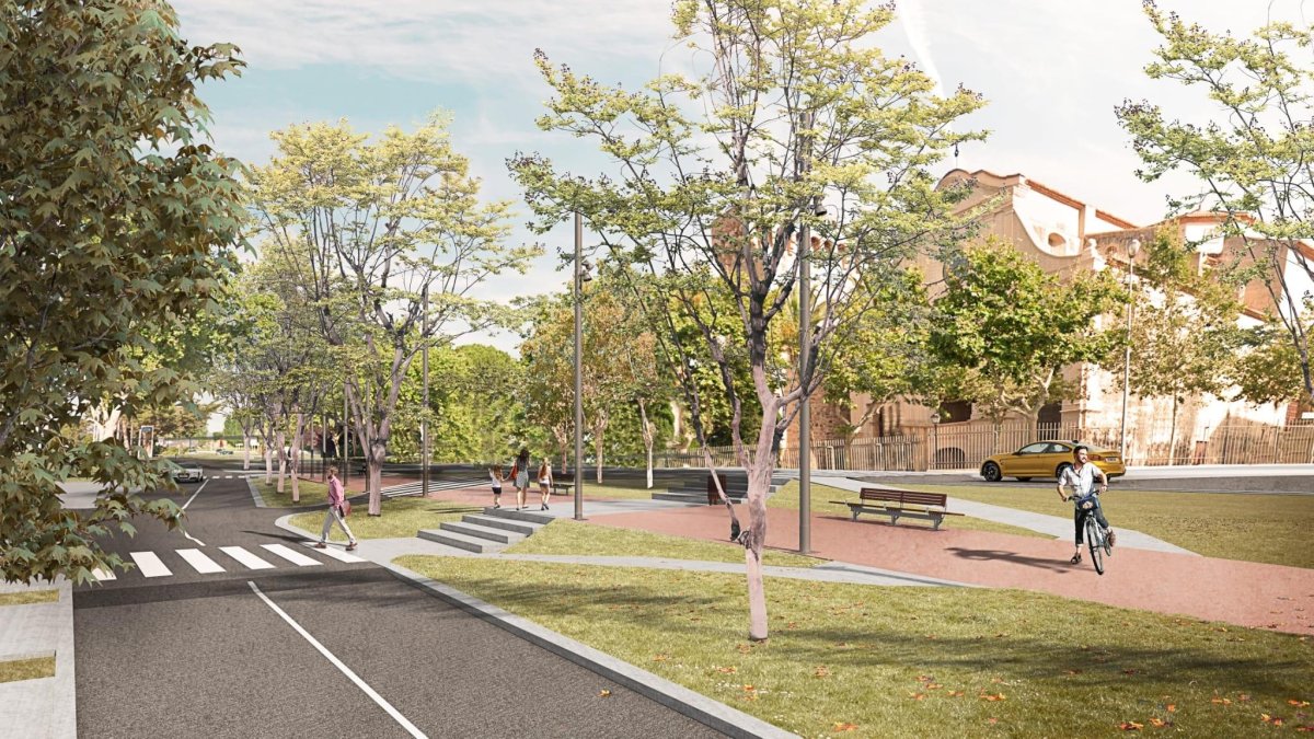 Render del proyecto de obras del tramo final de la avenida Baix Camp