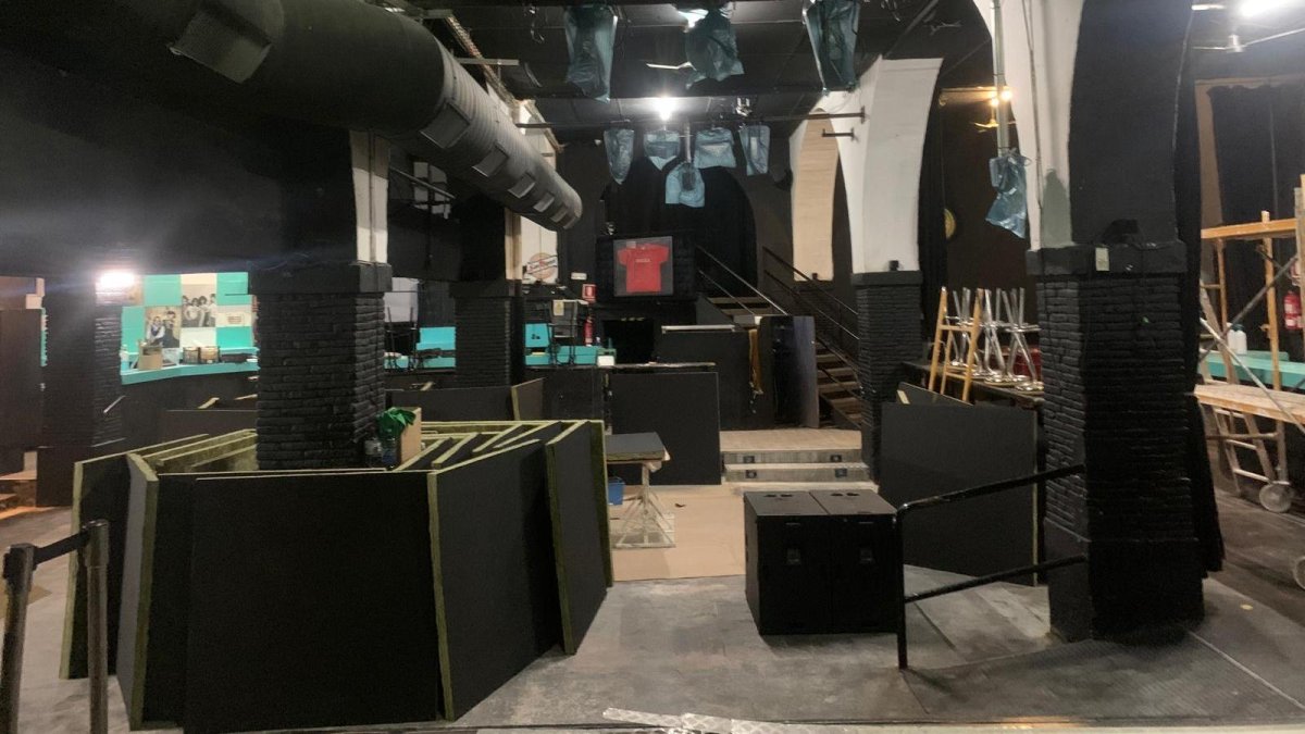Imagen del estado de la Sala Cero de Tarragona.