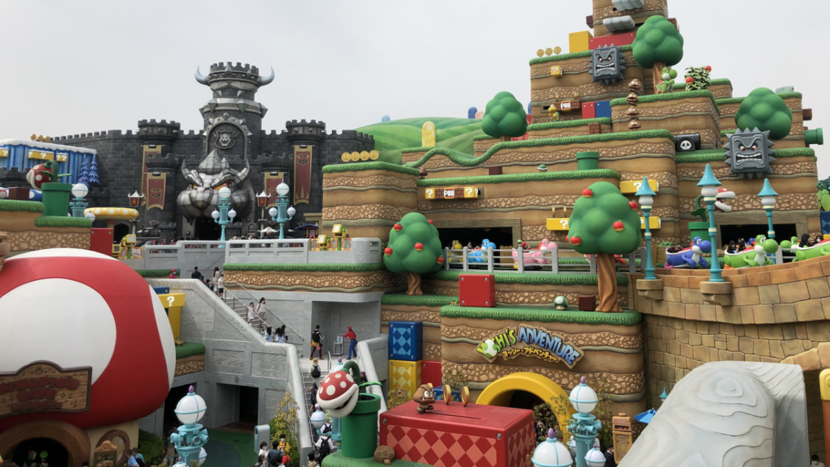 Imatge del Parc de Super Nintendo World d'Osaka, al Japó.